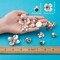 38pcs Rhinestone Pearl Flower Cabochons – Mixed Colors Flatback Faux Pearl Buttons for DIY Jewelry, Hair Accessories, Brooches, Crafts & Home Decor